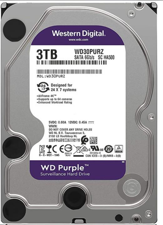 هارد 3 ترابایت وسترن دیجیتال بنفش WESTERN 3 TRABAIT